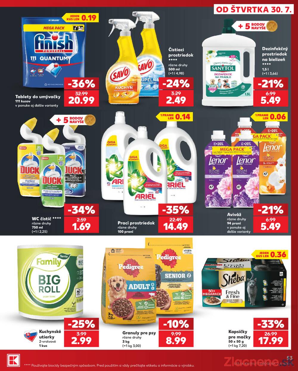 Leták Kaufland - Kaufland 30.7. - 5.8. - Kaufland Humenné - strana 53 Leták Kaufland - Kaufland 30.7. - 5.8. - Kaufland Humenné - strana 53