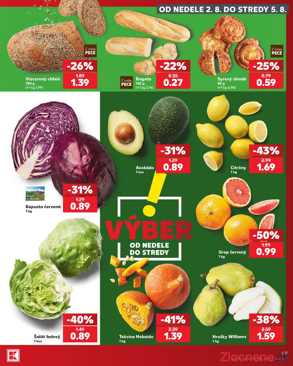Leták Kaufland - Kaufland 30.7. - 5.8. - Kaufland Humenné - strana 69 Leták Kaufland - Kaufland 30.7. - 5.8. - Kaufland Humenné - strana 69