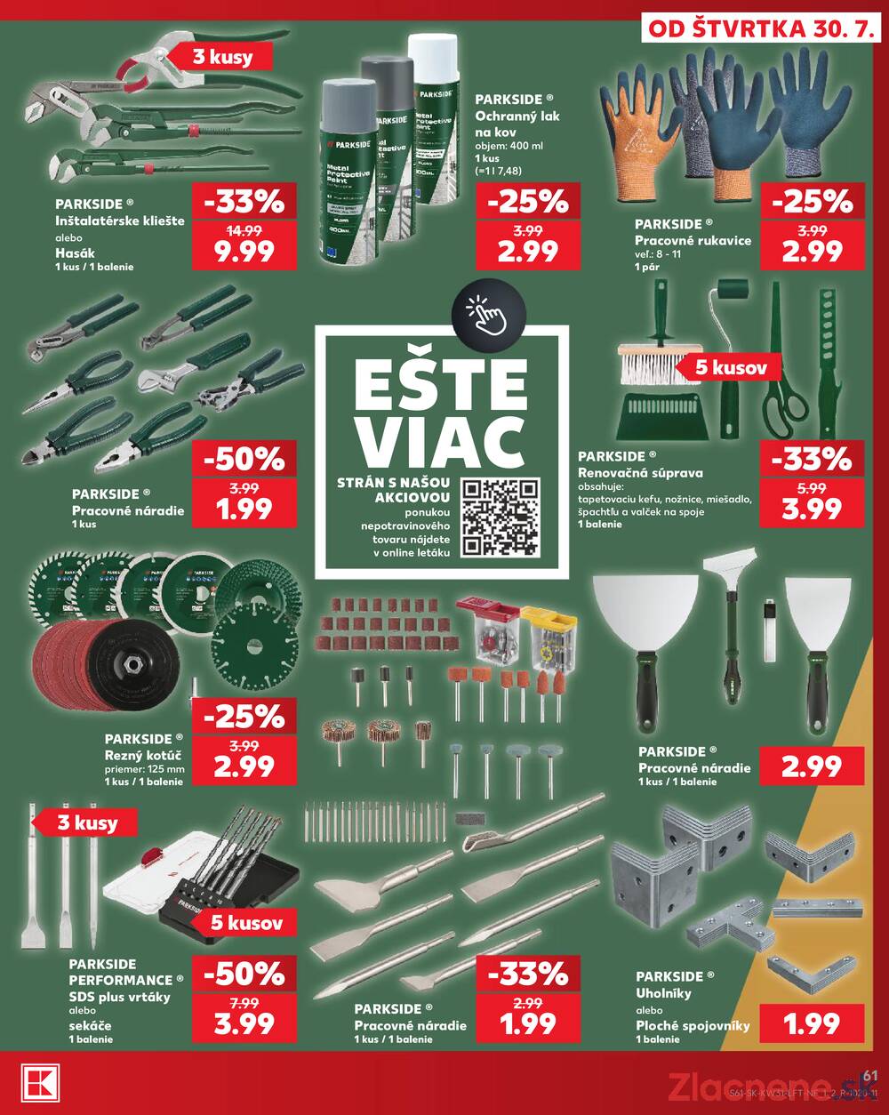 Leták Kaufland - Kaufland 30.7. - 5.8. - Kaufland Stará Ľubovňa - strana 61 Leták Kaufland - Kaufland 30.7. - 5.8. - Kaufland Stará Ľubovňa - strana 61