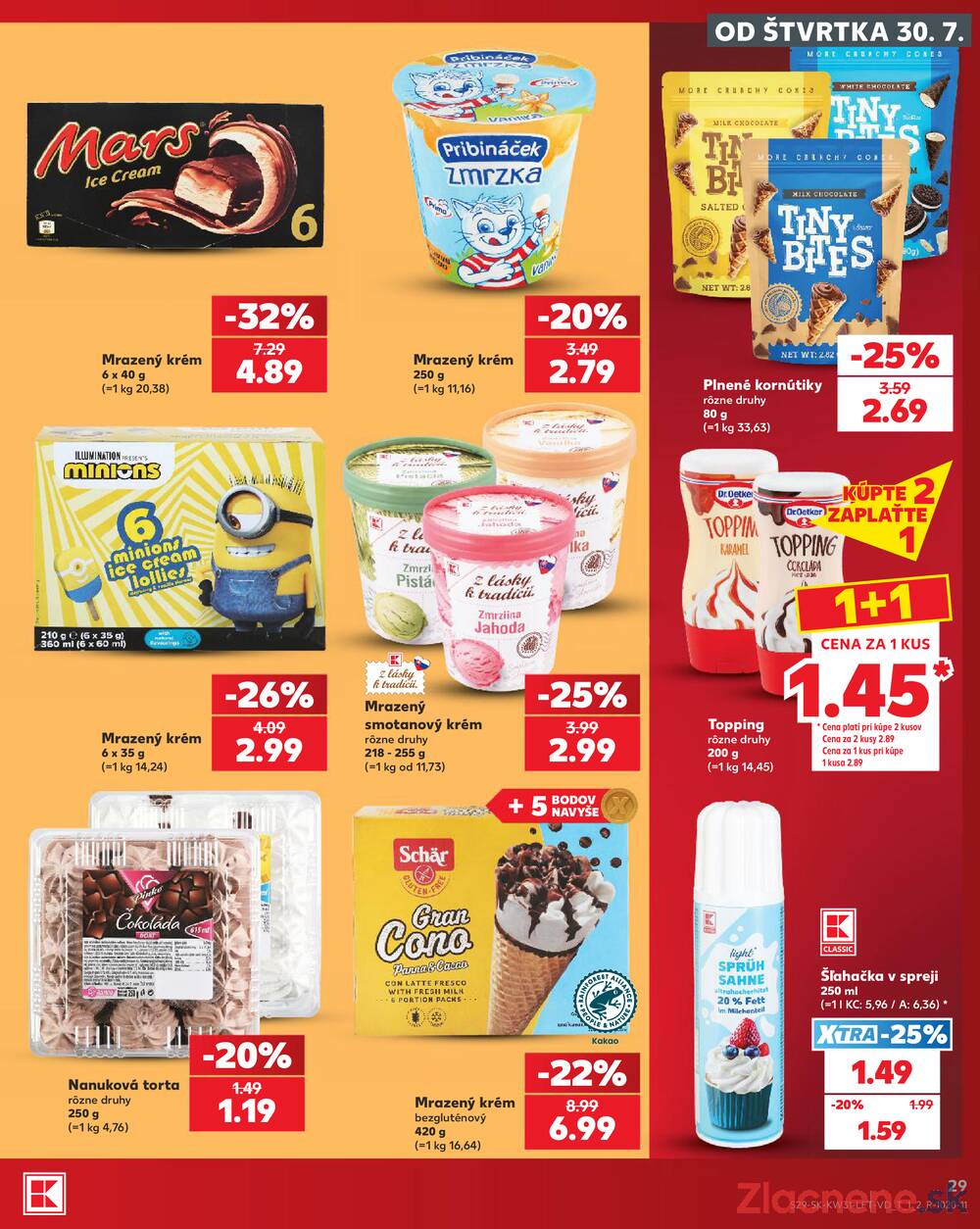 Leták Kaufland - Kaufland 30.7. - 5.8. - Kaufland Dolný Kubín - strana 29 Leták Kaufland - Kaufland 30.7. - 5.8. - Kaufland Dolný Kubín - strana 29