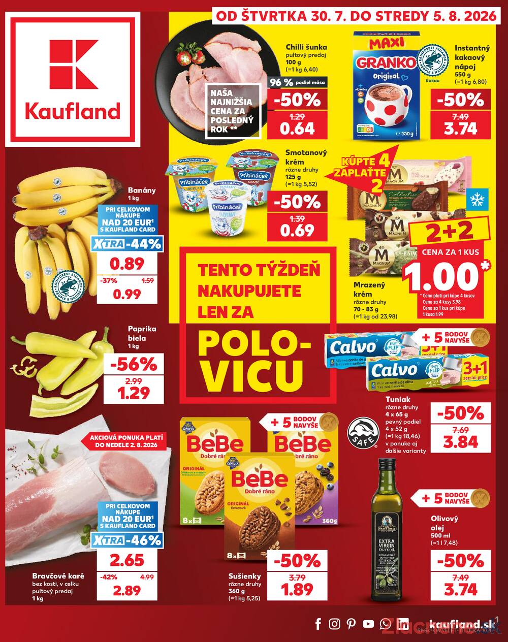 Kaufland 30.7. - 5.8. - Kaufland Piešťany
