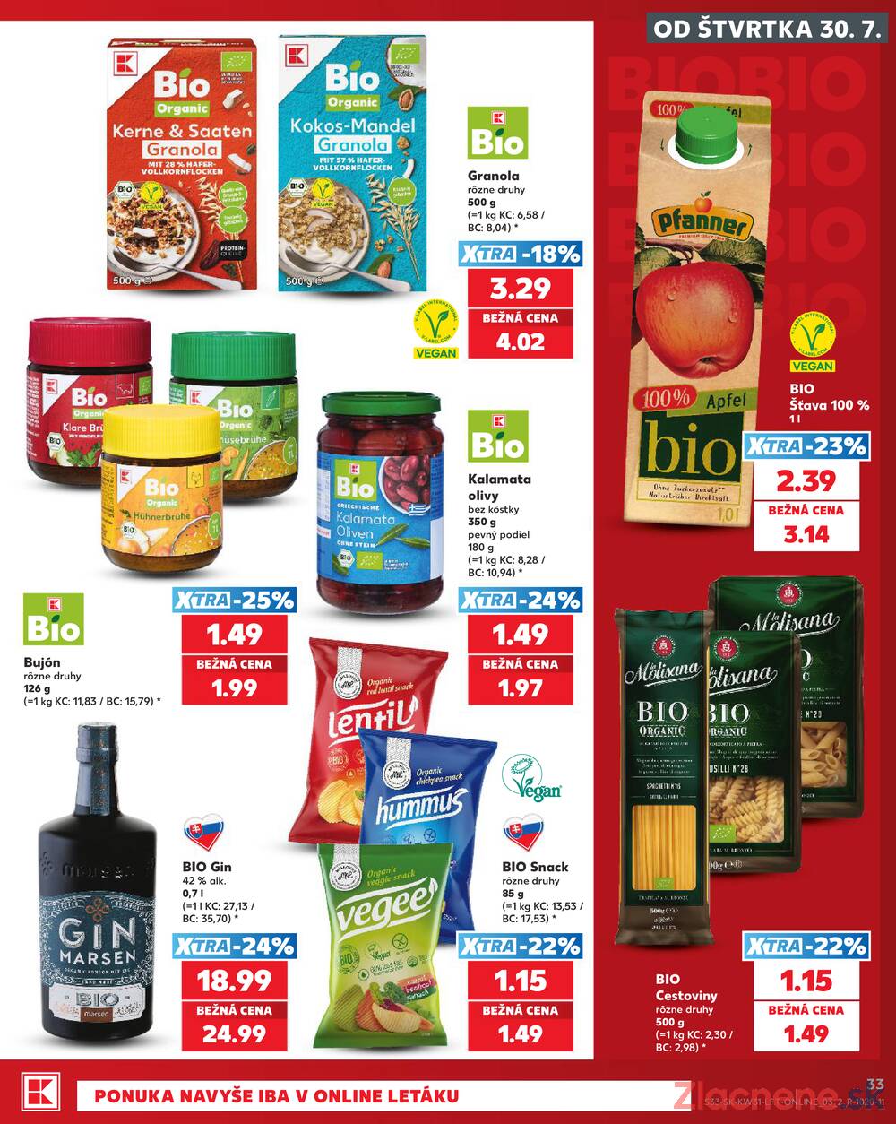 Kaufland 30.7. - 5.8. - Kaufland Piešťany