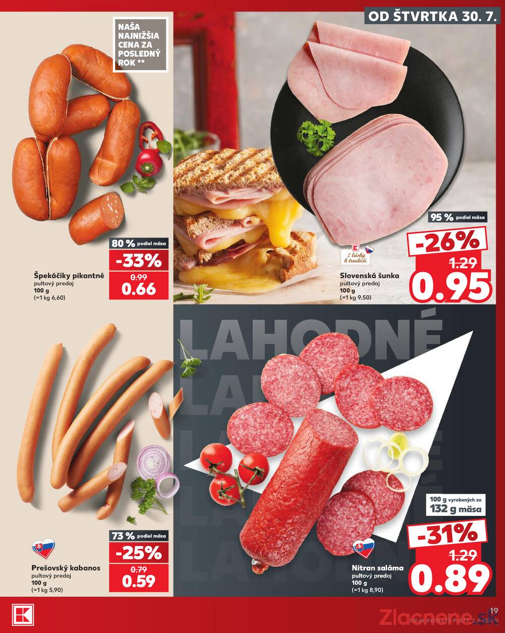 Kaufland 30.7. - 5.8. - Kaufland Prievidza (Necpaly)
