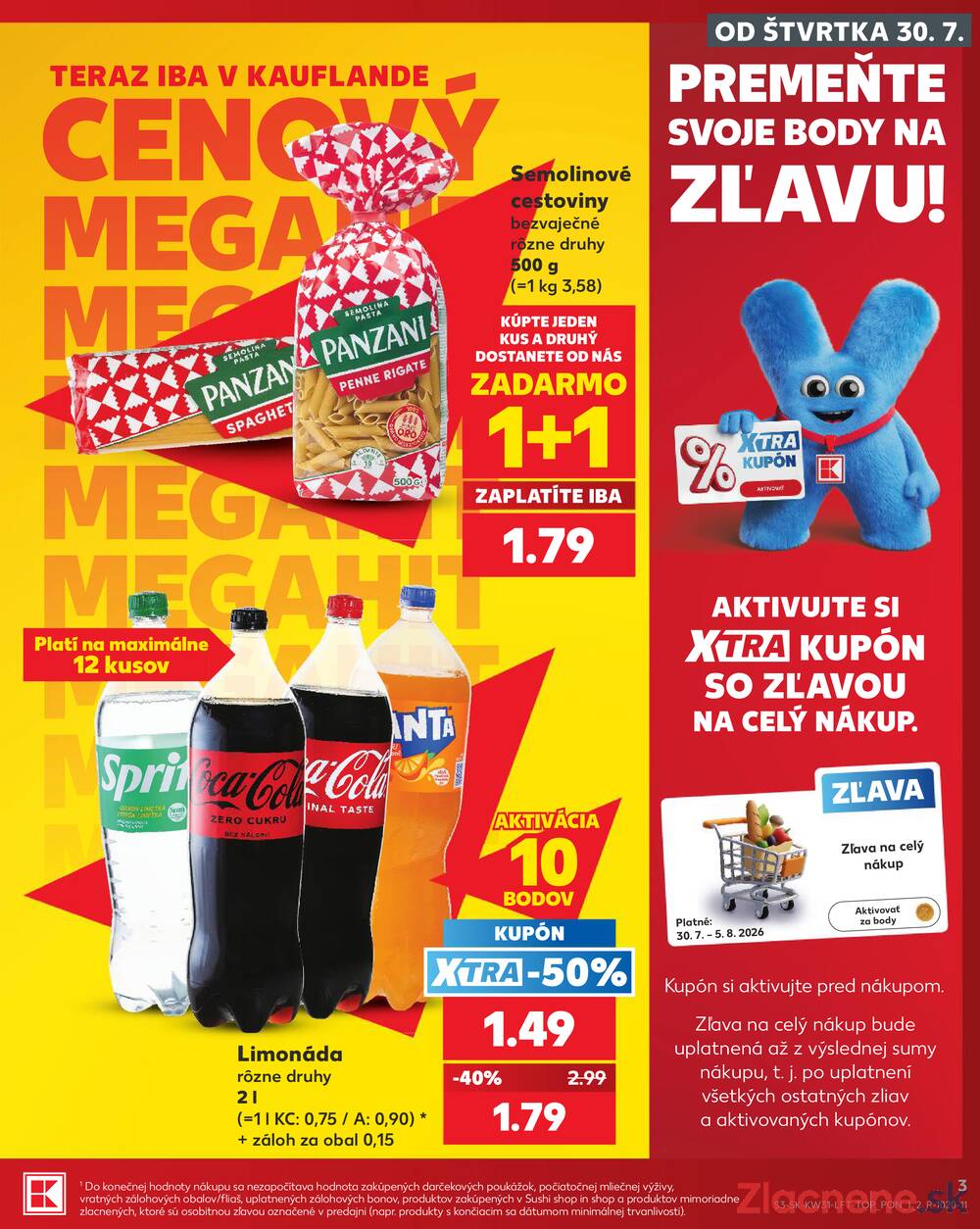 Kaufland 30.7. - 5.8. - Kaufland Trnava - Juh - Bratislavská