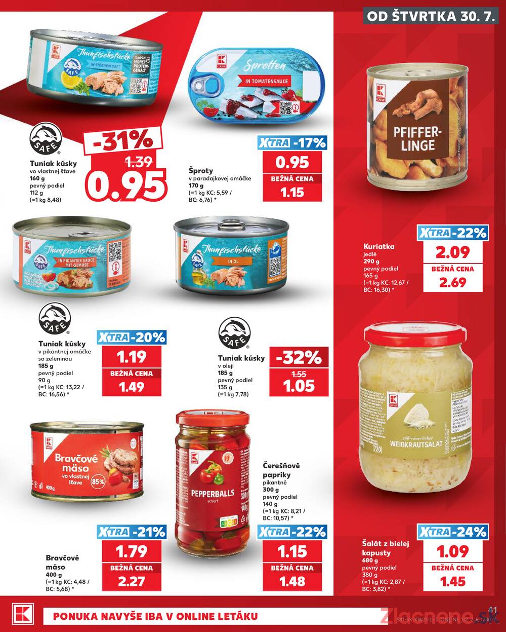 Kaufland 30.7. - 5.8. - Kaufland Liptovský Mikuláš