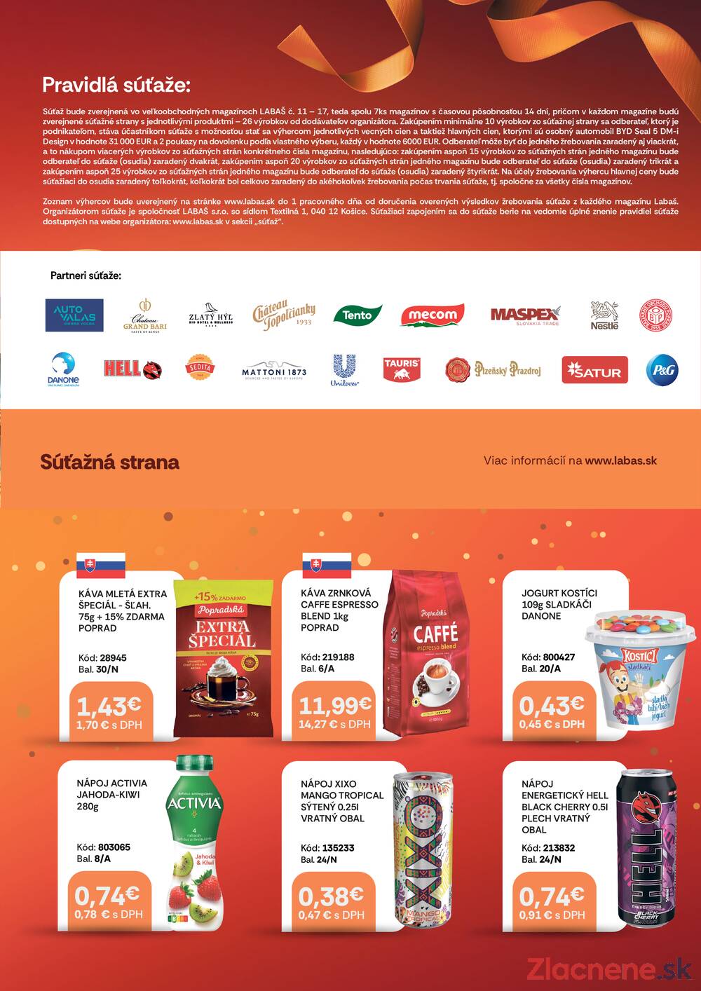 Leták Labaš - Labaš Magazín do 13.8. - strana 3 Leták Labaš - Labaš Magazín do 13.8. - strana 3