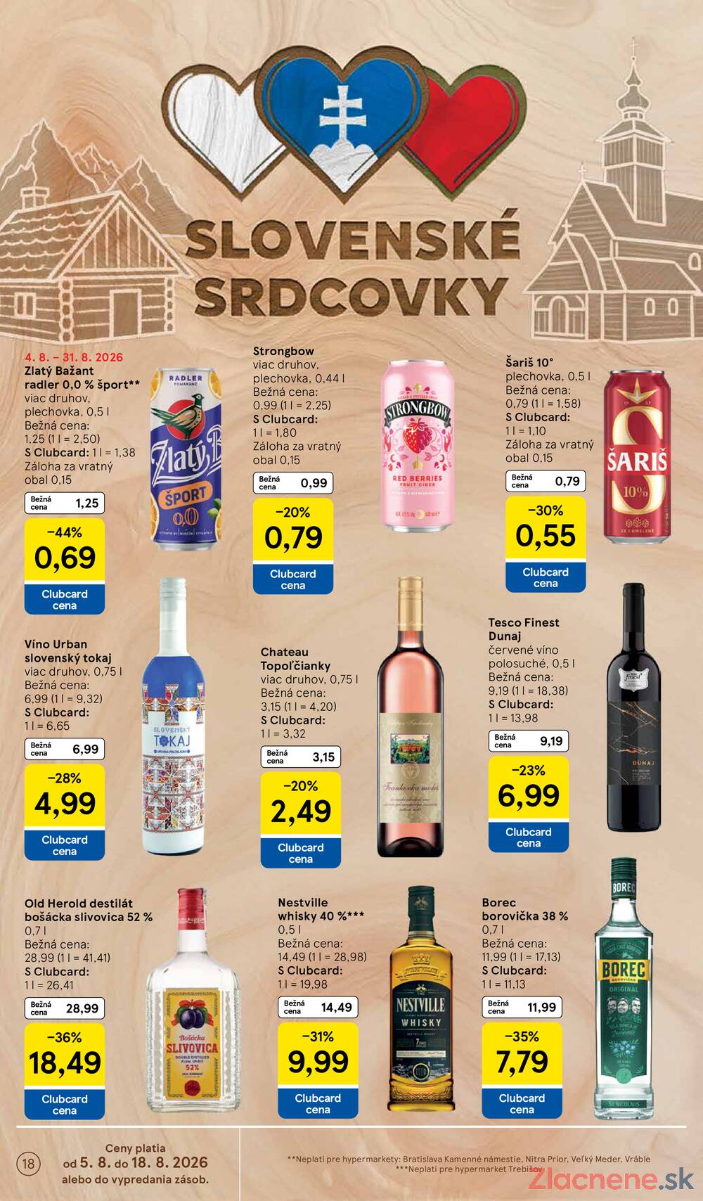 Leták Tesco - Tesco hypermarkety 5.8. - 11.8. - strana 18 Leták Tesco - Tesco hypermarkety 5.8. - 11.8. - strana 18