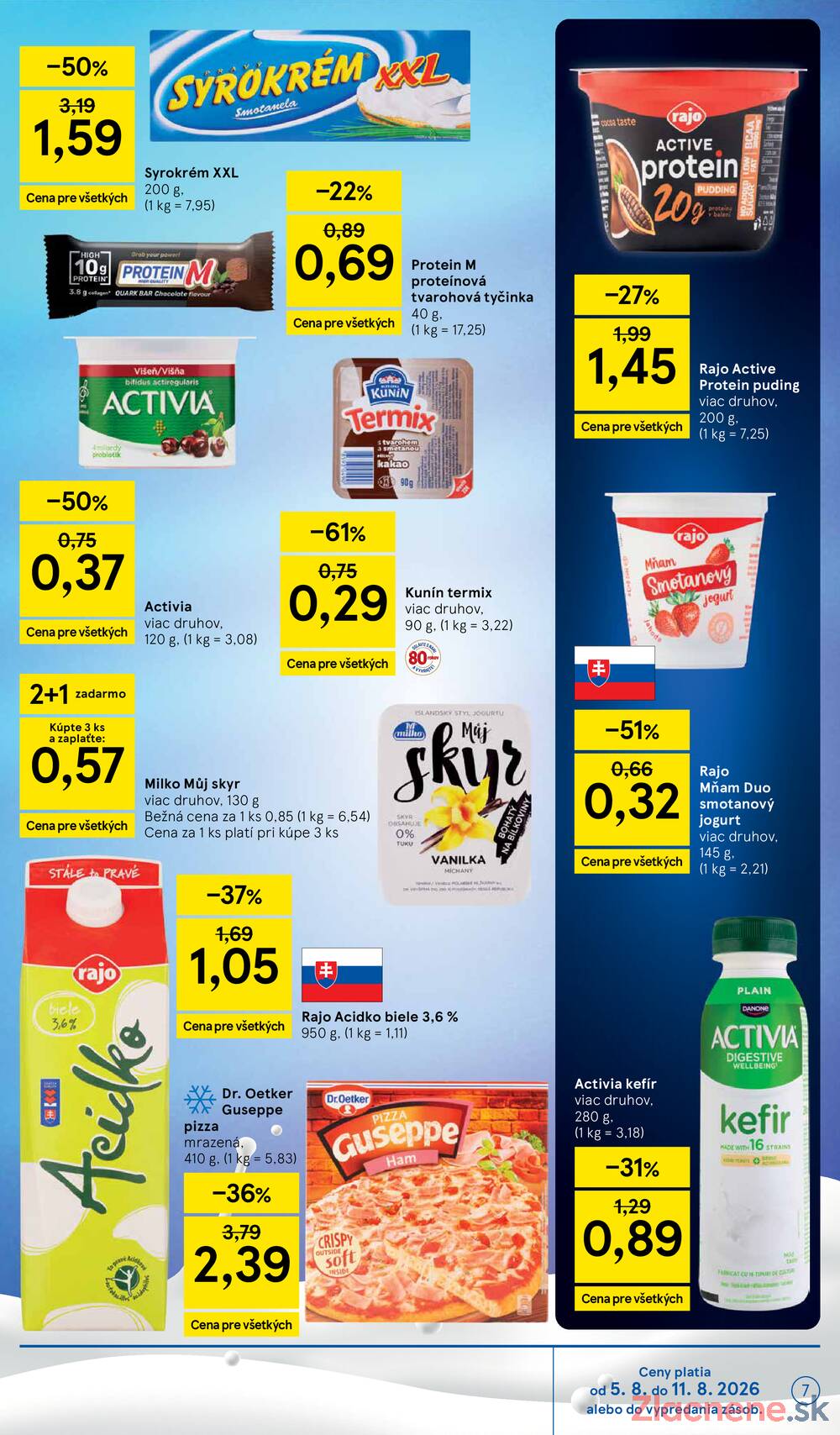 Tesco supermarkety od 5.8. do 11.8.2026