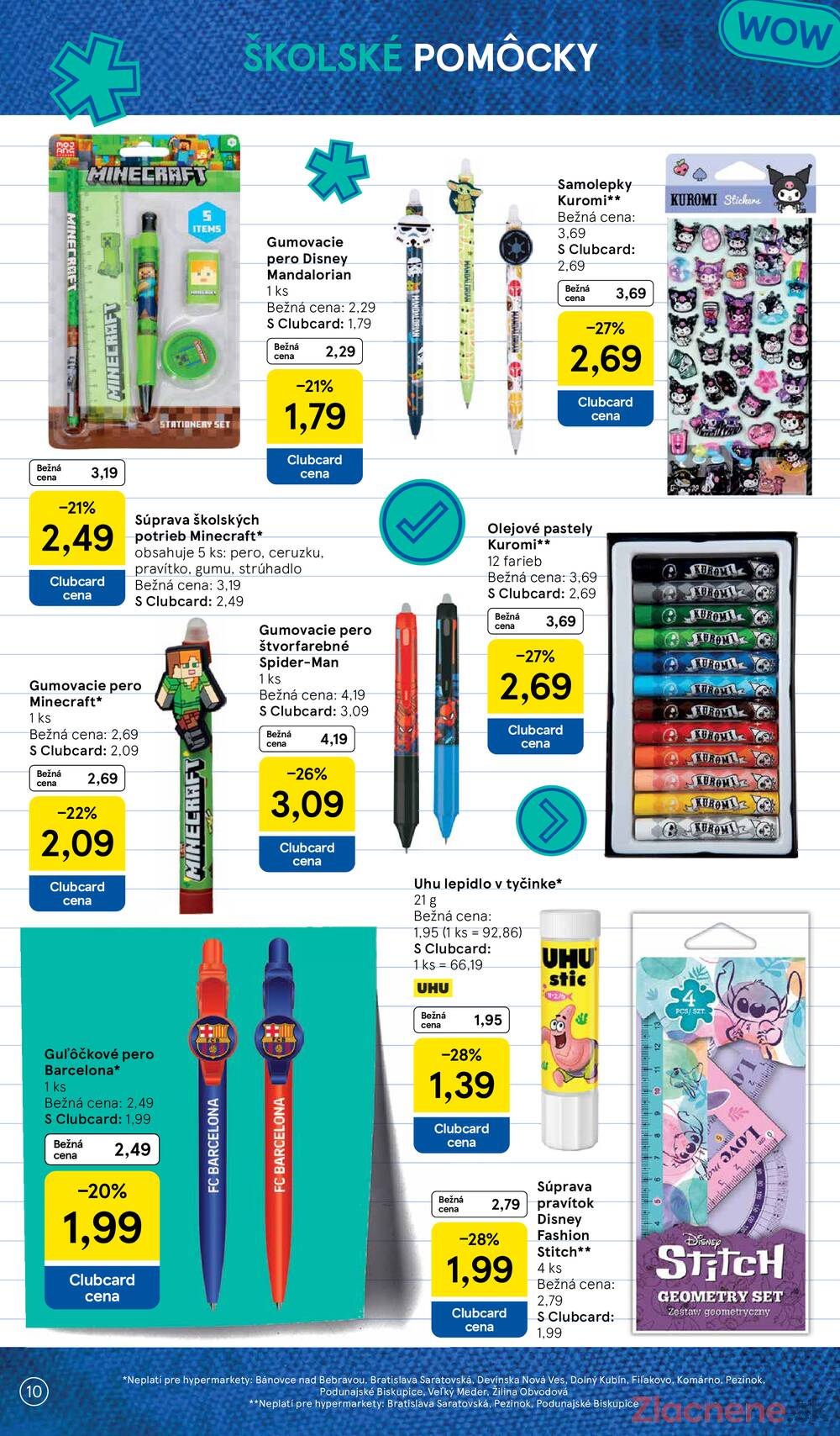 Tesco SPECIÁL hypermarkety 3.8. - 13.9.