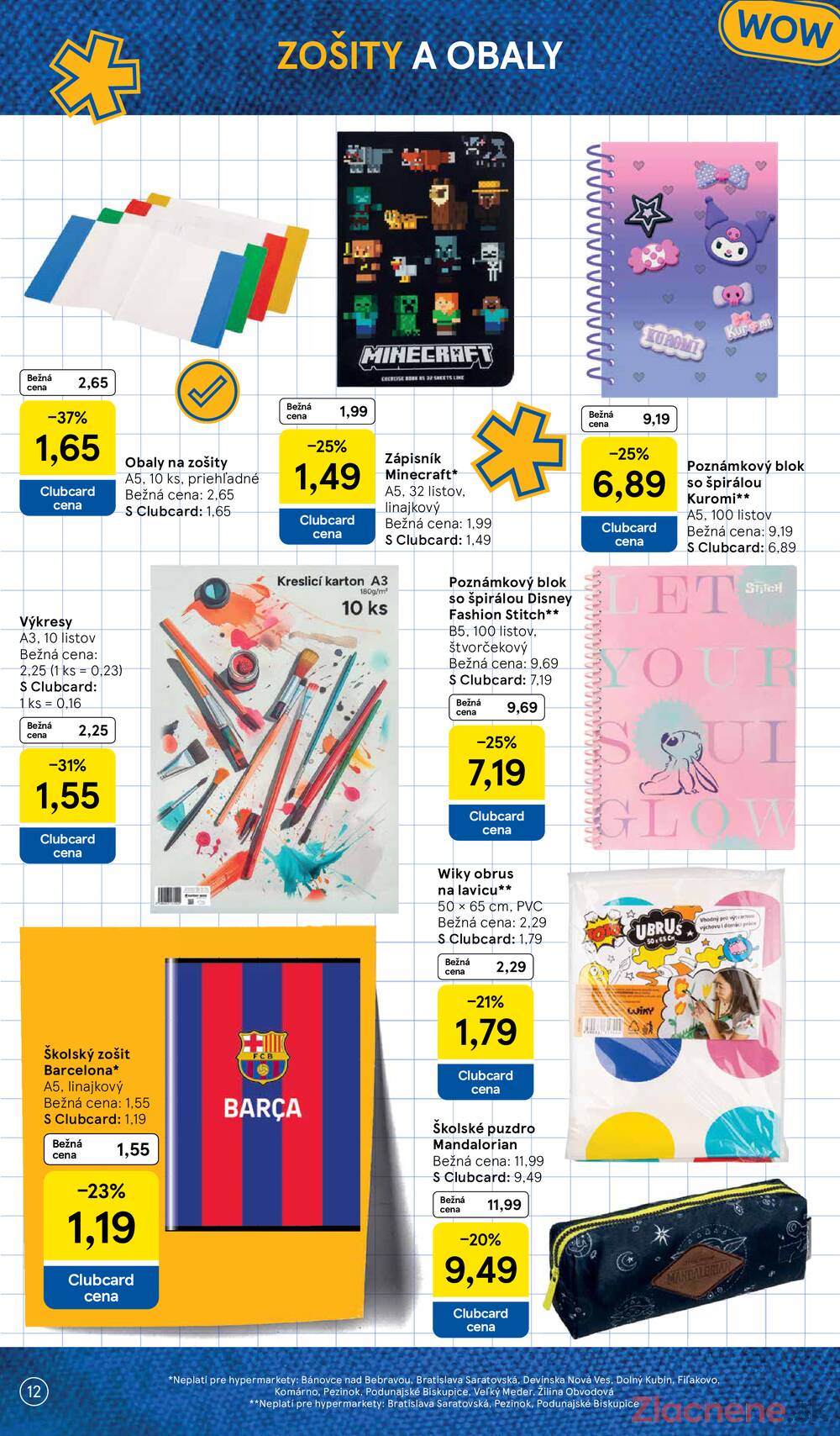 Tesco SPECIÁL hypermarkety 3.8. - 13.9.