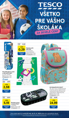 leták Tesco