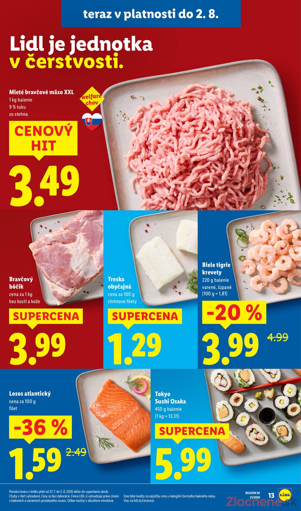 Lidl Štvrtek do 2.8.