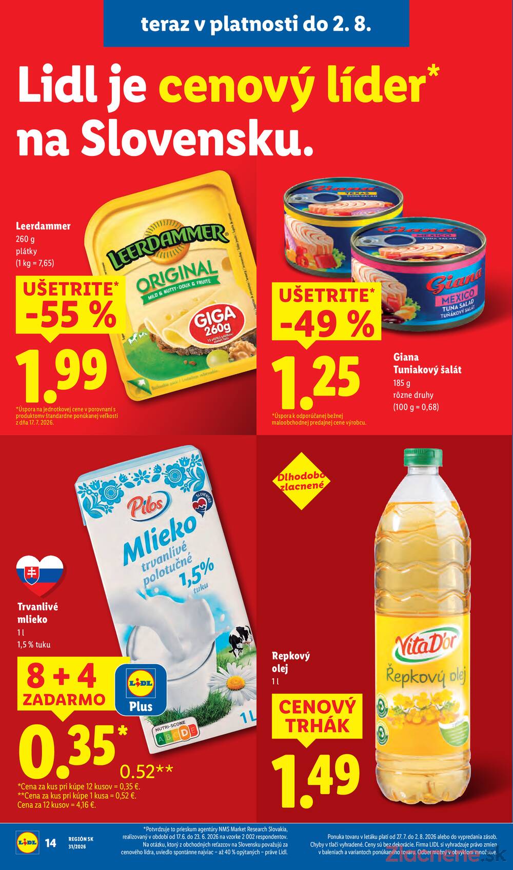 Lidl Štvrtek do 2.8.