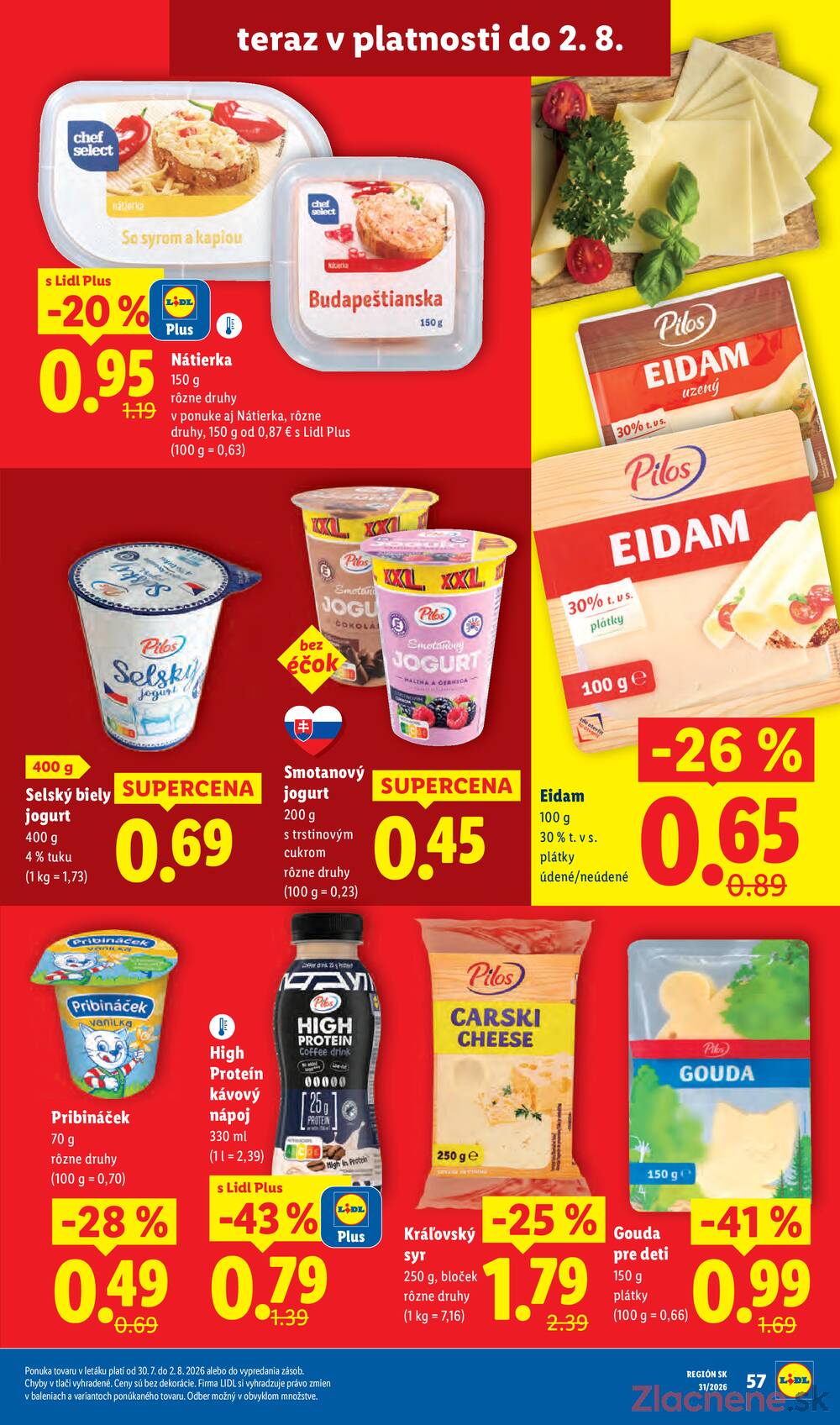 Lidl Štvrtek do 2.8.