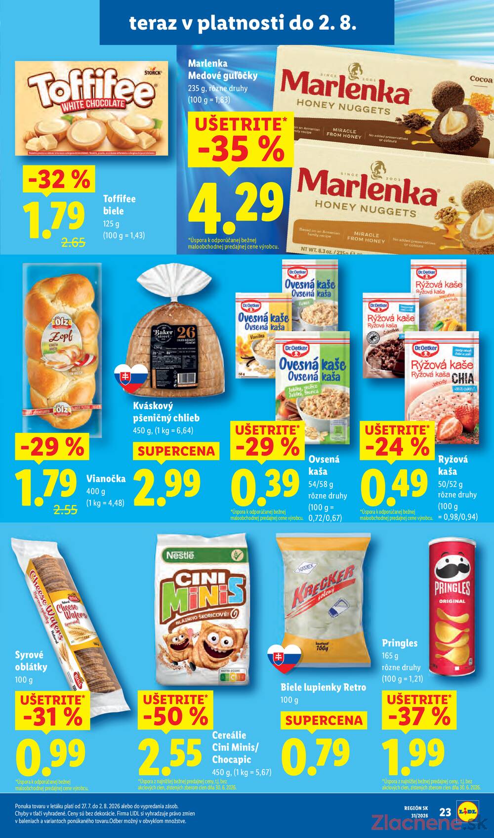 Lidl Štvrtek do 2.8.