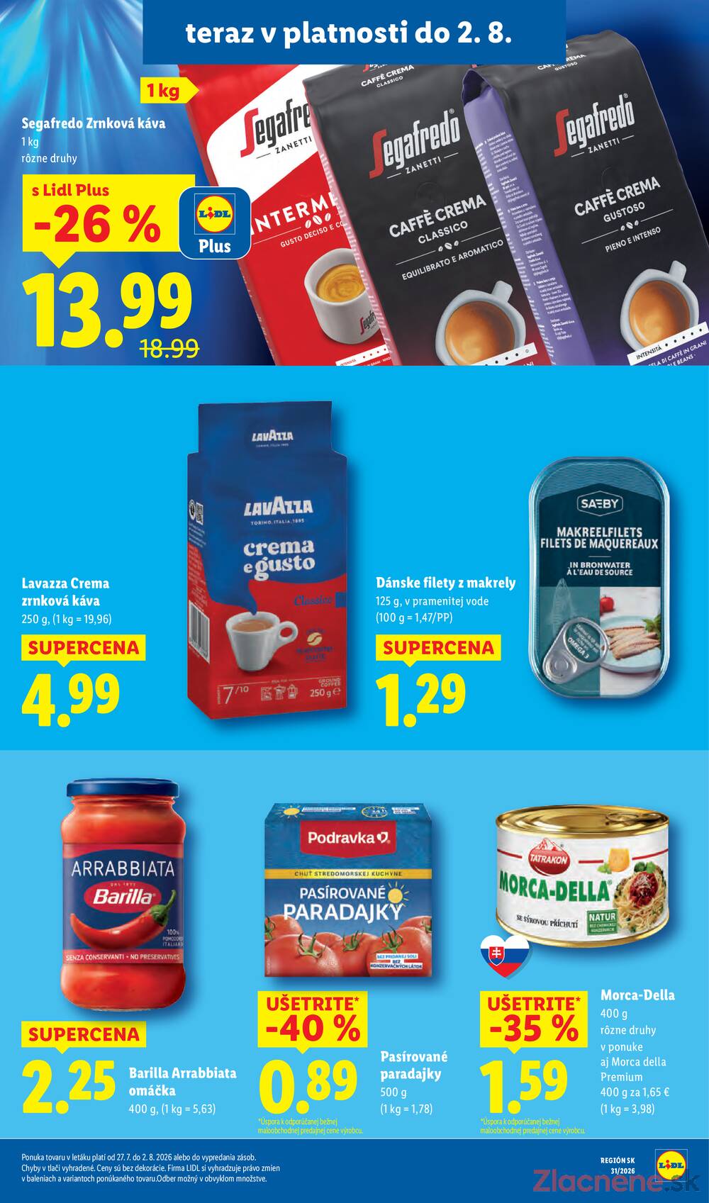 Lidl Štvrtek do 2.8.