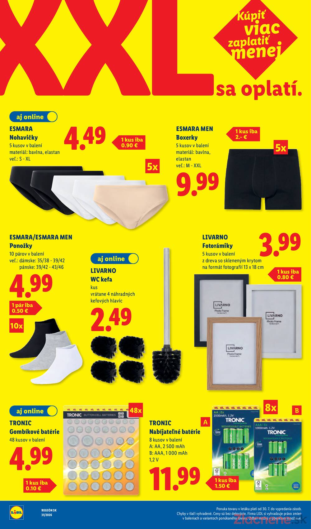 Lidl Štvrtek do 2.8.