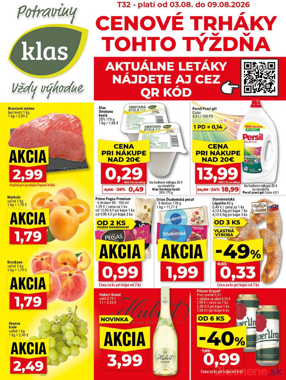 Leták Klas - Klas do 9.8. - strana 1 Leták Klas - Klas do 9.8. - strana 1