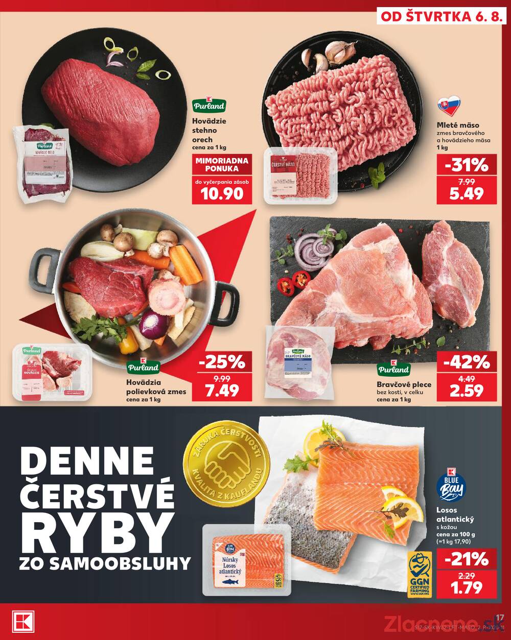 Kaufland 6.8. - 12.8. - Kaufland Púchov