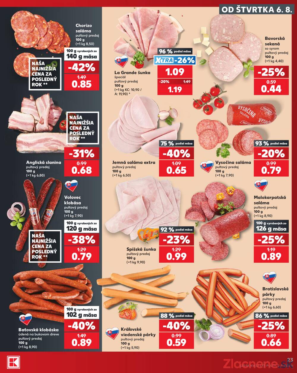 Kaufland 6.8. - 12.8. - Kaufland Púchov