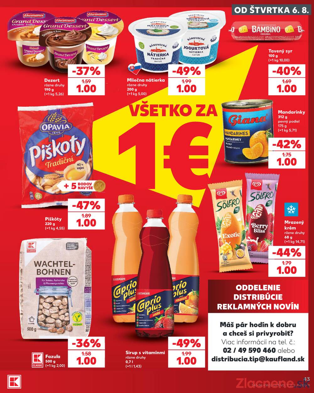 Kaufland 6.8. - 12.8. - Kaufland Rožňava