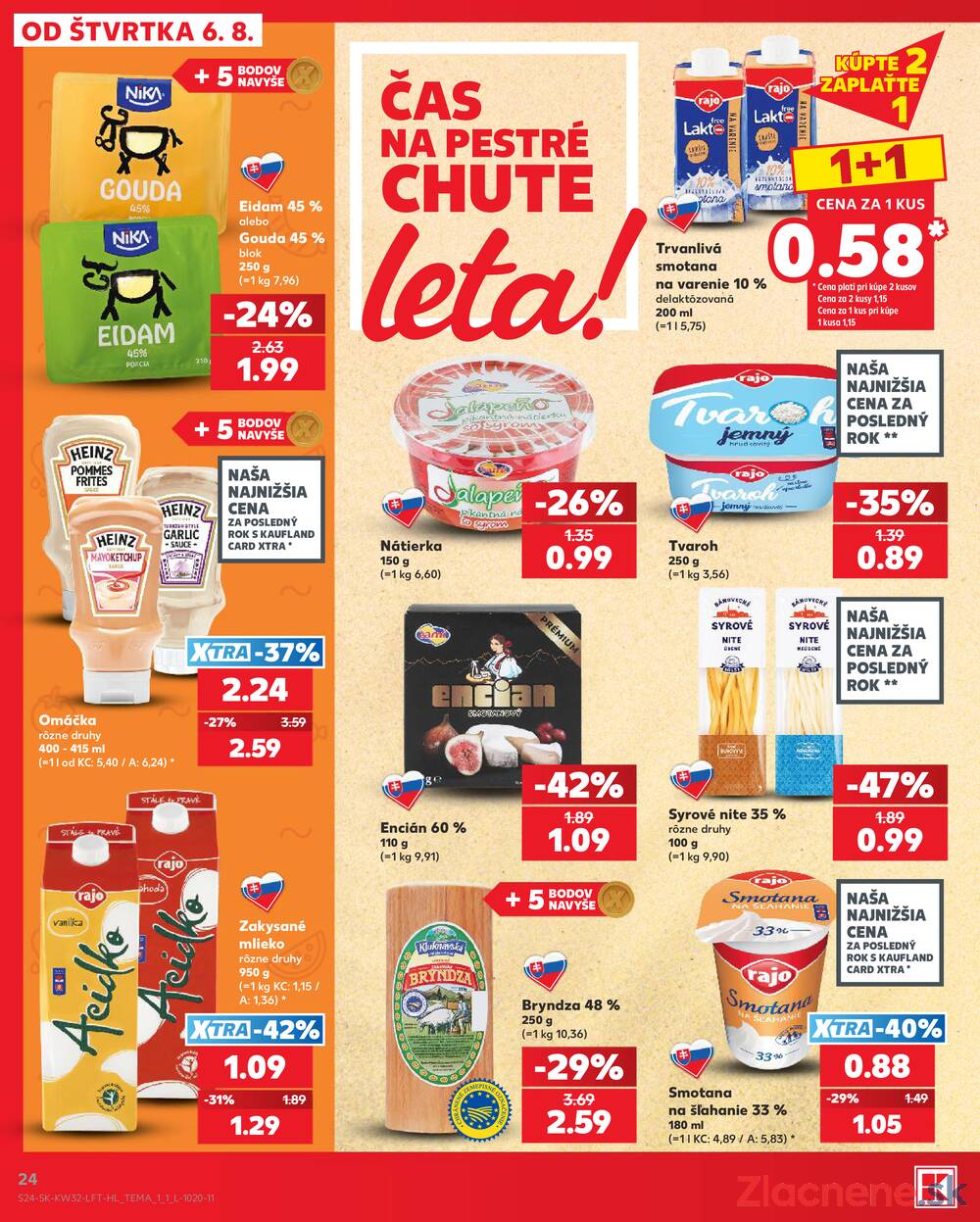 Kaufland 6.8. - 12.8. - Kaufland Poprad - Jiřího Wolkera