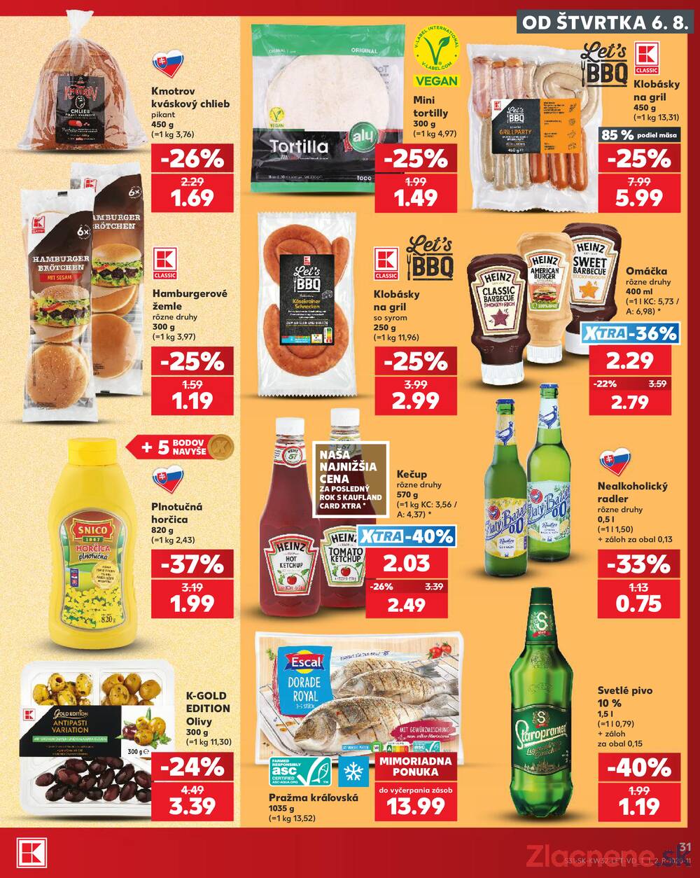 Kaufland 6.8. - 12.8. - Kaufland Bratislava - Petržalka
