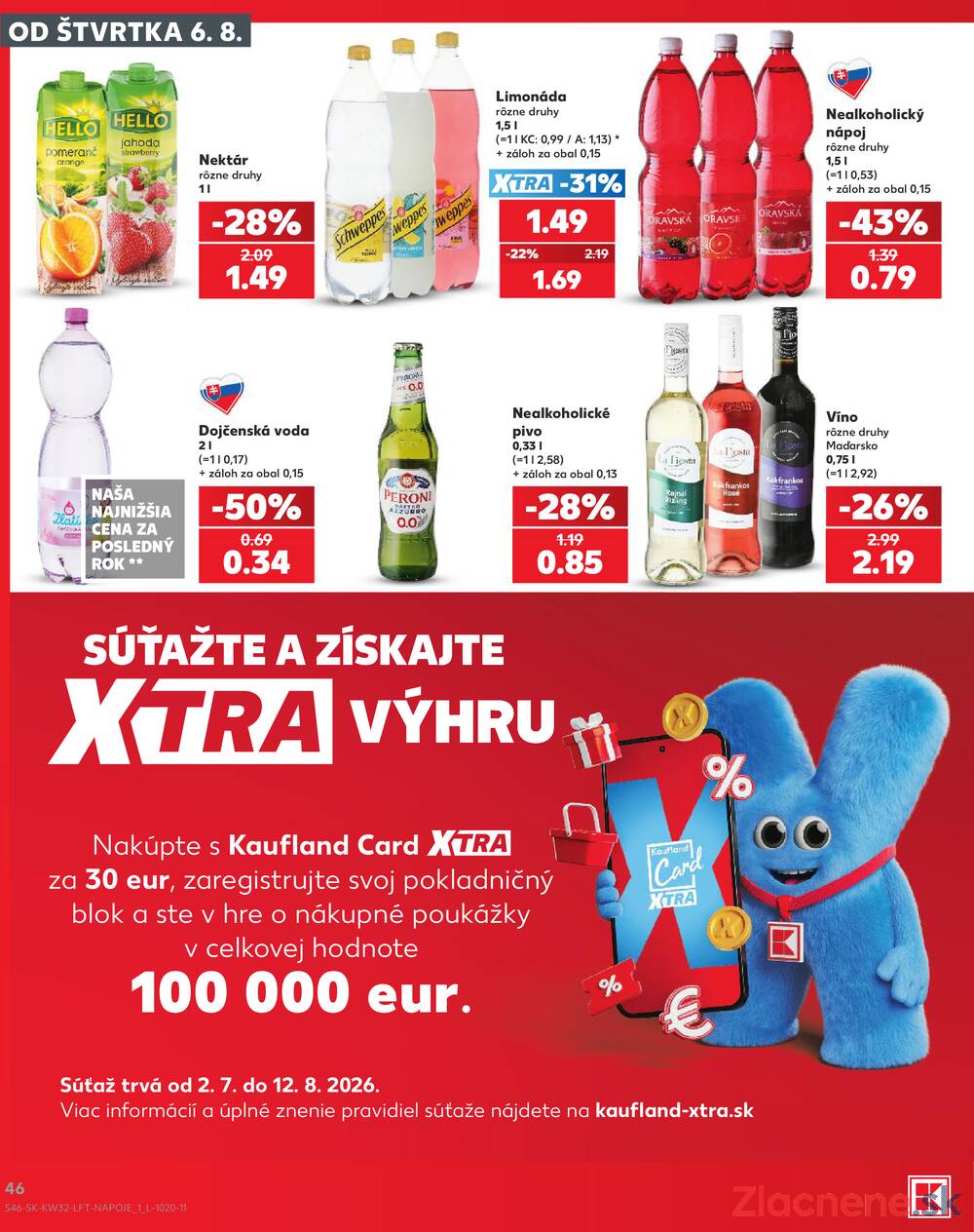 Kaufland 6.8. - 12.8. - Kaufland Bratislava - Petržalka