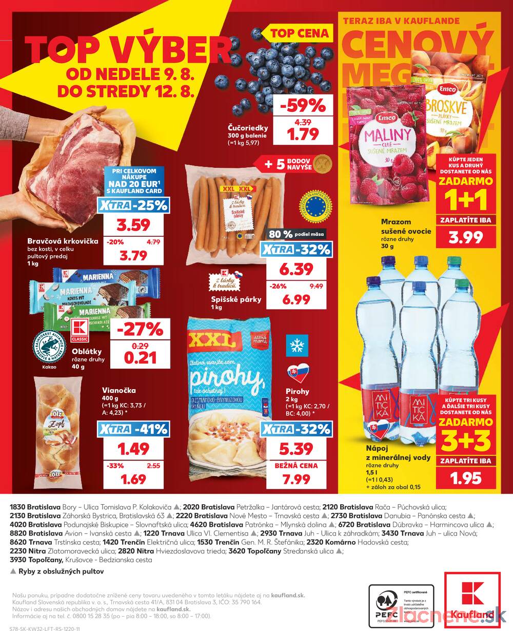 Kaufland 6.8. - 12.8. - Kaufland Bratislava - Petržalka