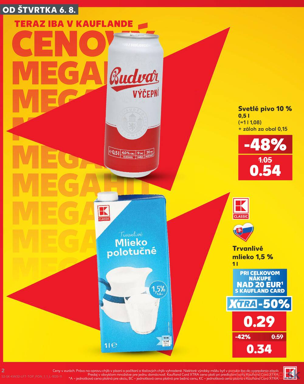 Leták Kaufland - Kaufland 6.8. - 12.8. - Kaufland  Bratislava - Zahorska Bystrica - strana 2
