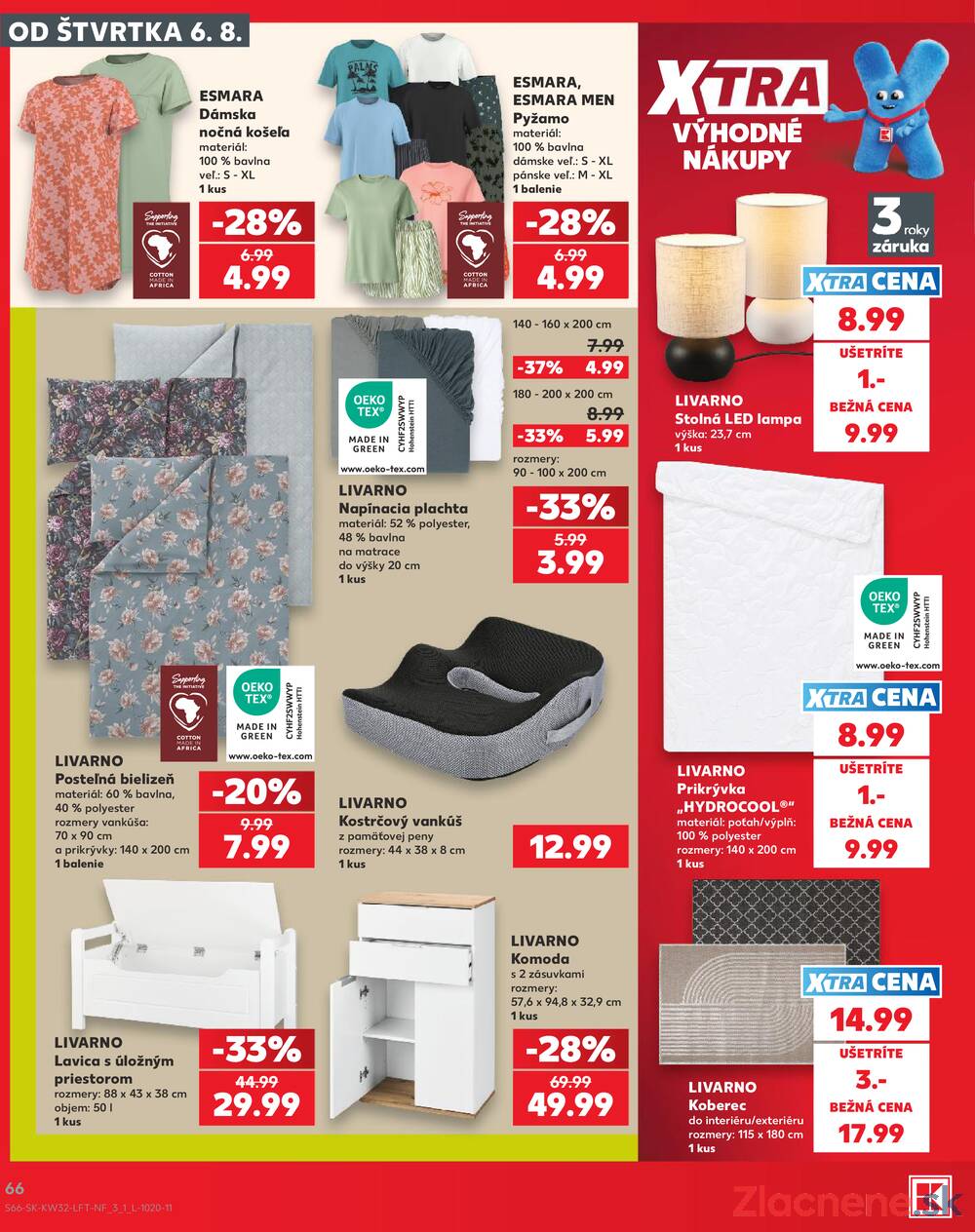 Leták Kaufland - Kaufland 6.8. - 12.8. - Kaufland Bratislava Danubia – Panónska cesta - strana 66