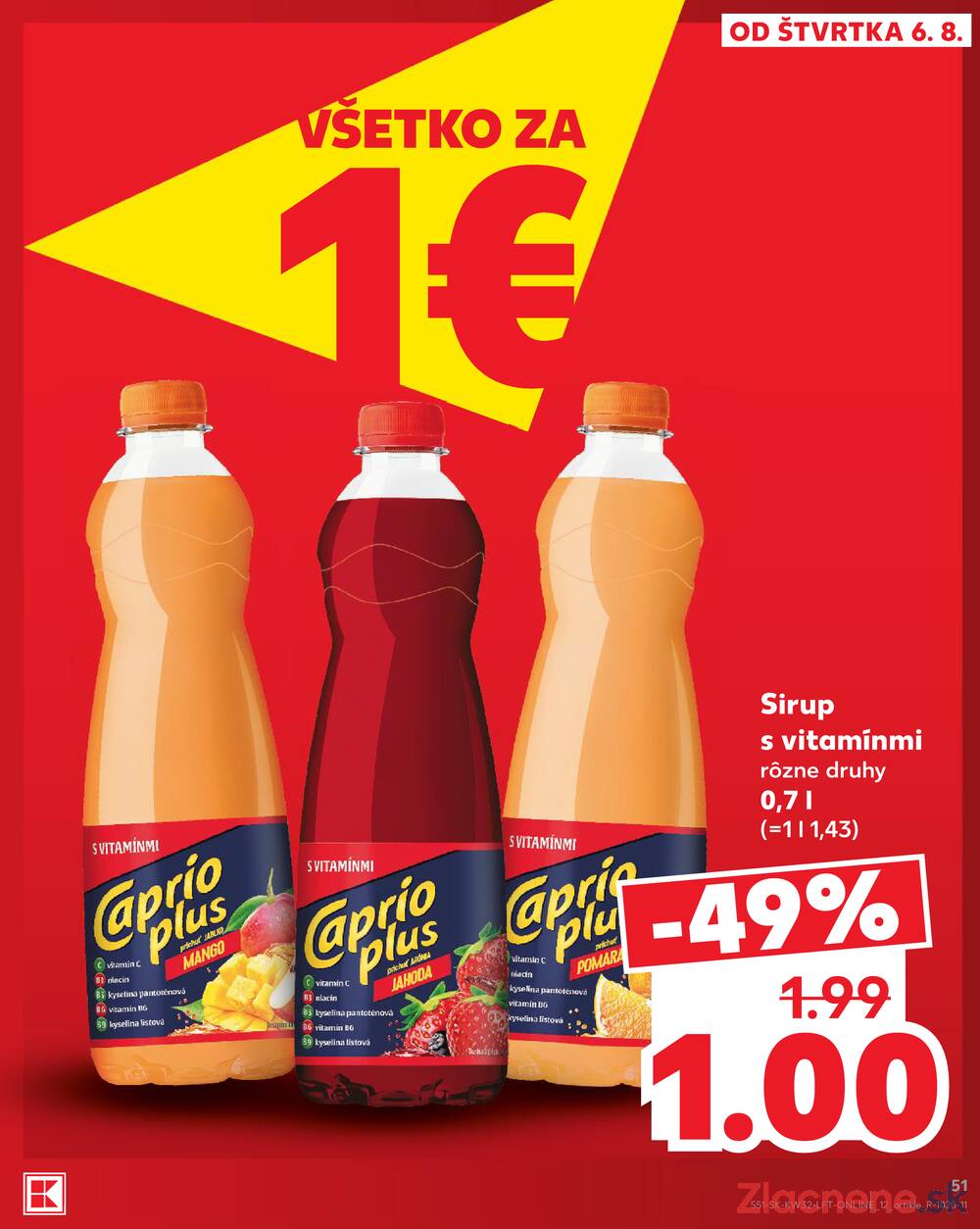 Kaufland 6.8. - 12.8. - Kaufland Trnava - Nová ul.