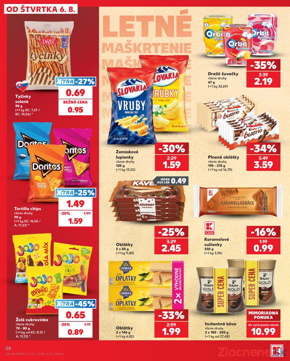 Kaufland 6.8. - 12.8. - Kaufland (Harmincova, Bratislava - Dúbravka)