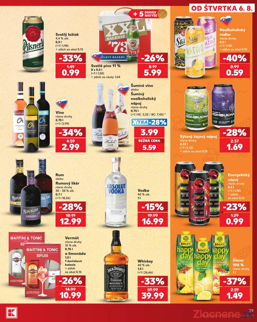 Kaufland 6.8. - 12.8. - Kaufland Ružomberok