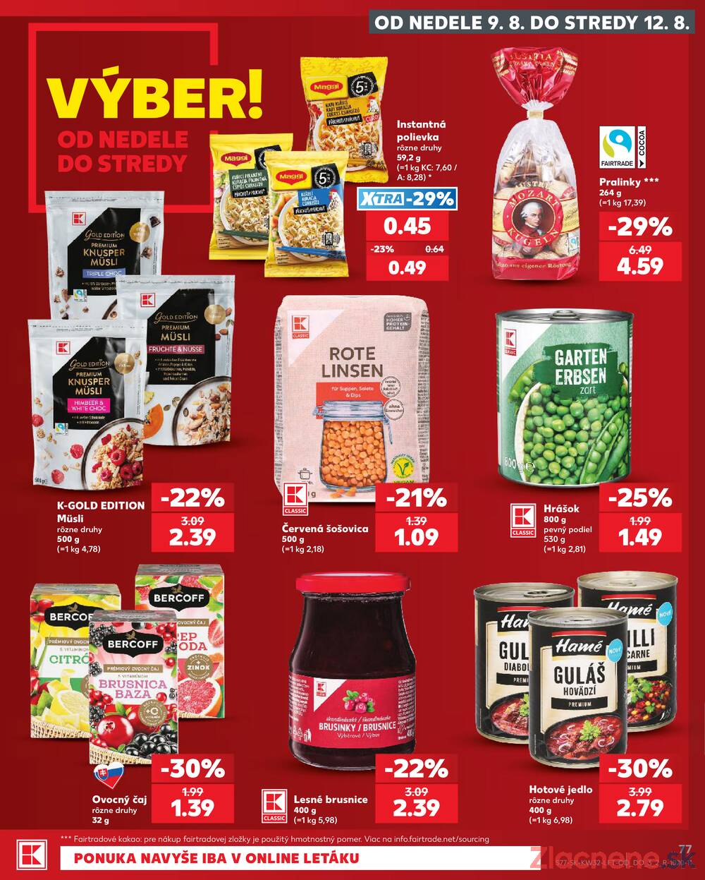Kaufland 6.8. - 12.8. - Kaufland Ružomberok
