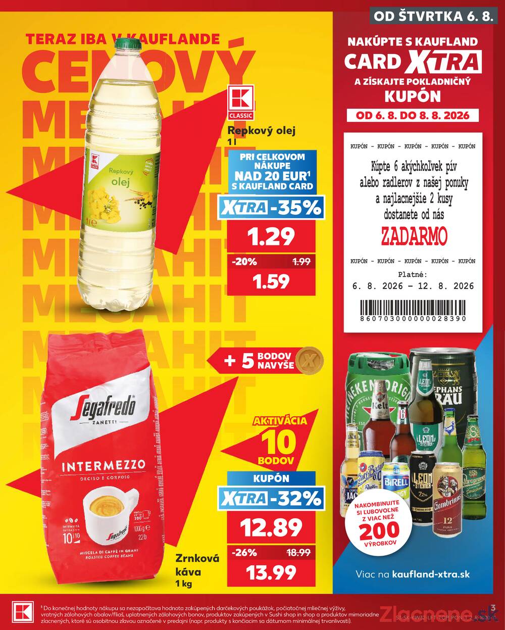 Kaufland 6.8. - 12.8. - Kaufland Žiar nad Hronom