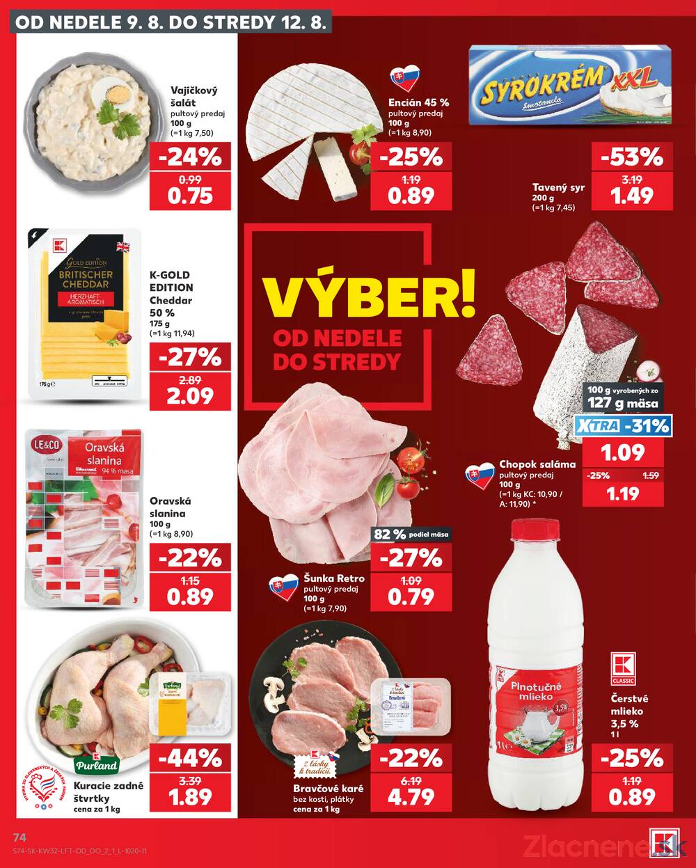 Kaufland 6.8. - 12.8. - Kaufland Žiar nad Hronom