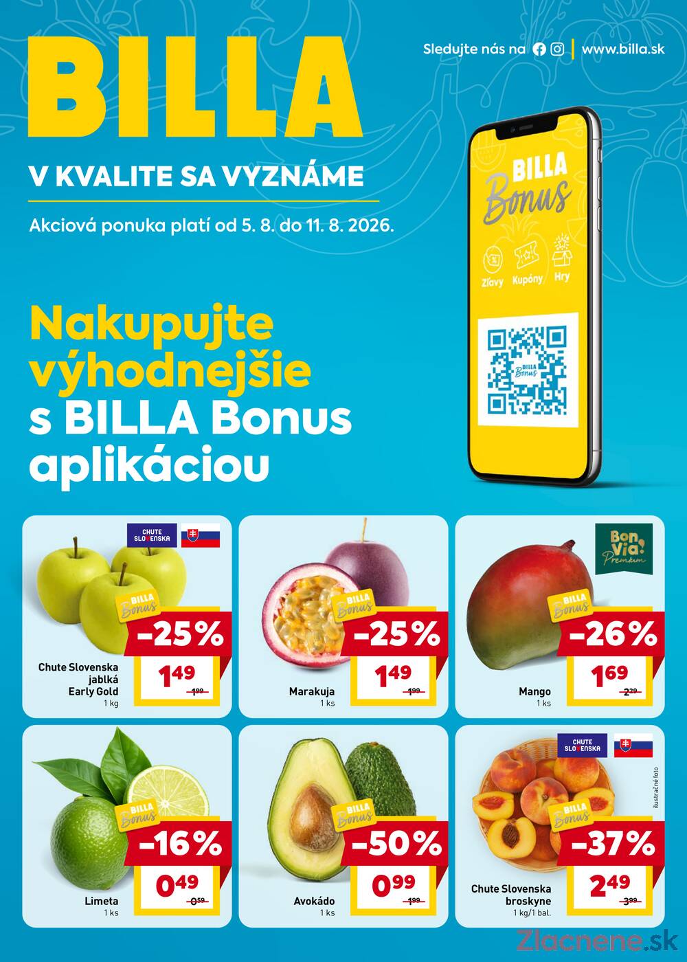 Leták BILLA - BILLA Bonus club do 11.8. - strana 1 Leták BILLA - BILLA Bonus club do 11.8. - strana 1