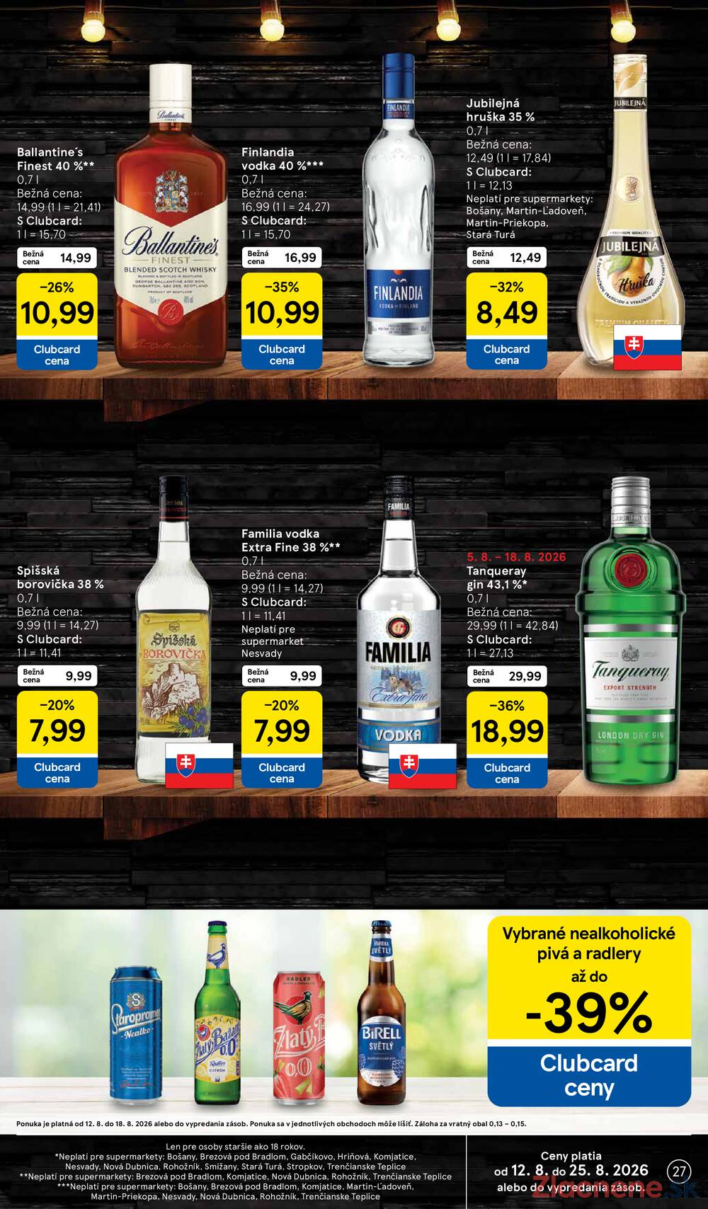 Tesco supermarkety od 12.8. do 18.8.2026