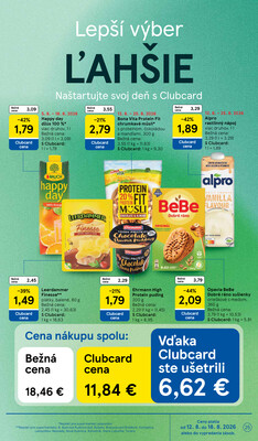Tesco supermarkety od 12.8. do 18.8.2026