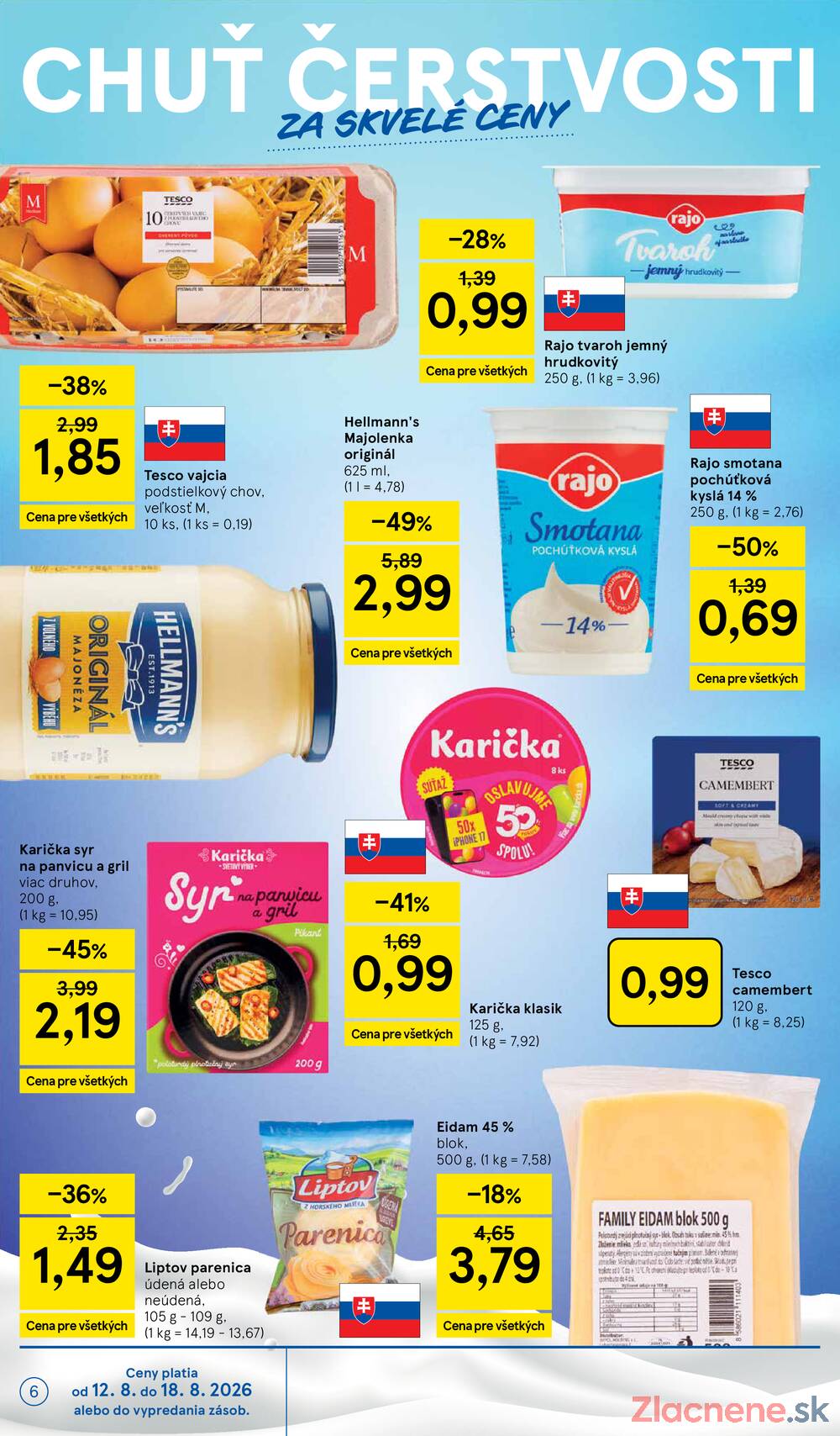 Tesco hypermarkety 12.8. - 18.8.