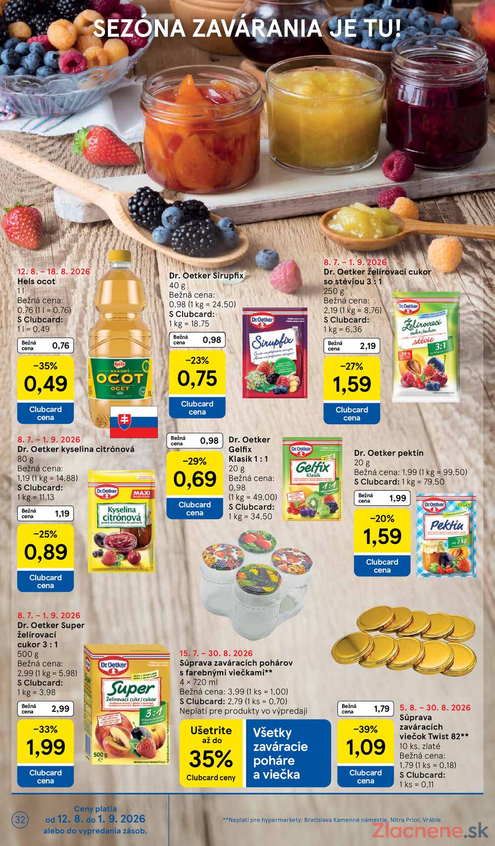 Tesco hypermarkety 12.8. - 18.8.