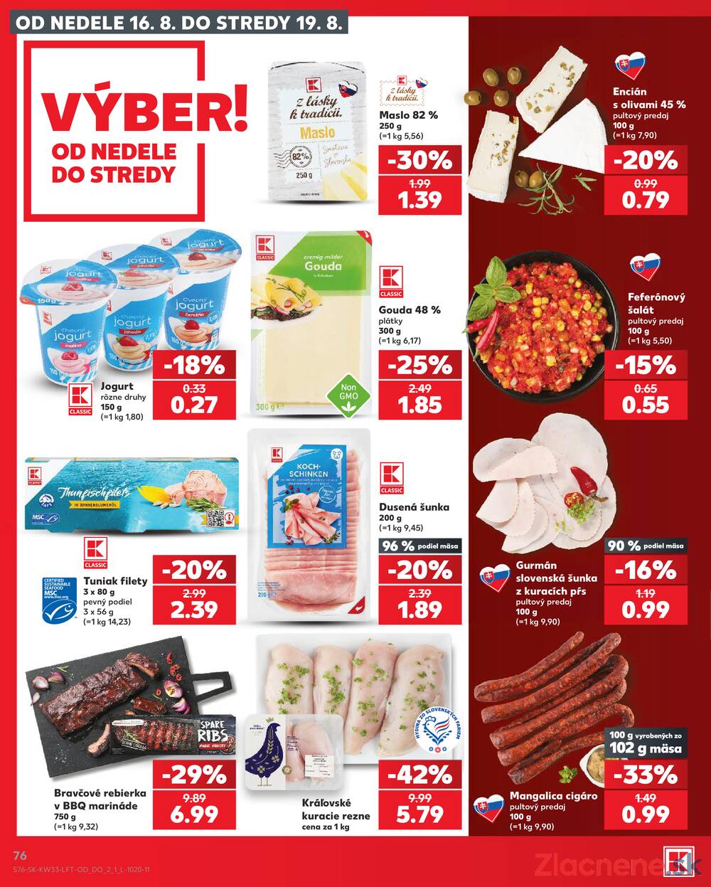 Kaufland 13.8. - 19.8. - Kaufland Bytča