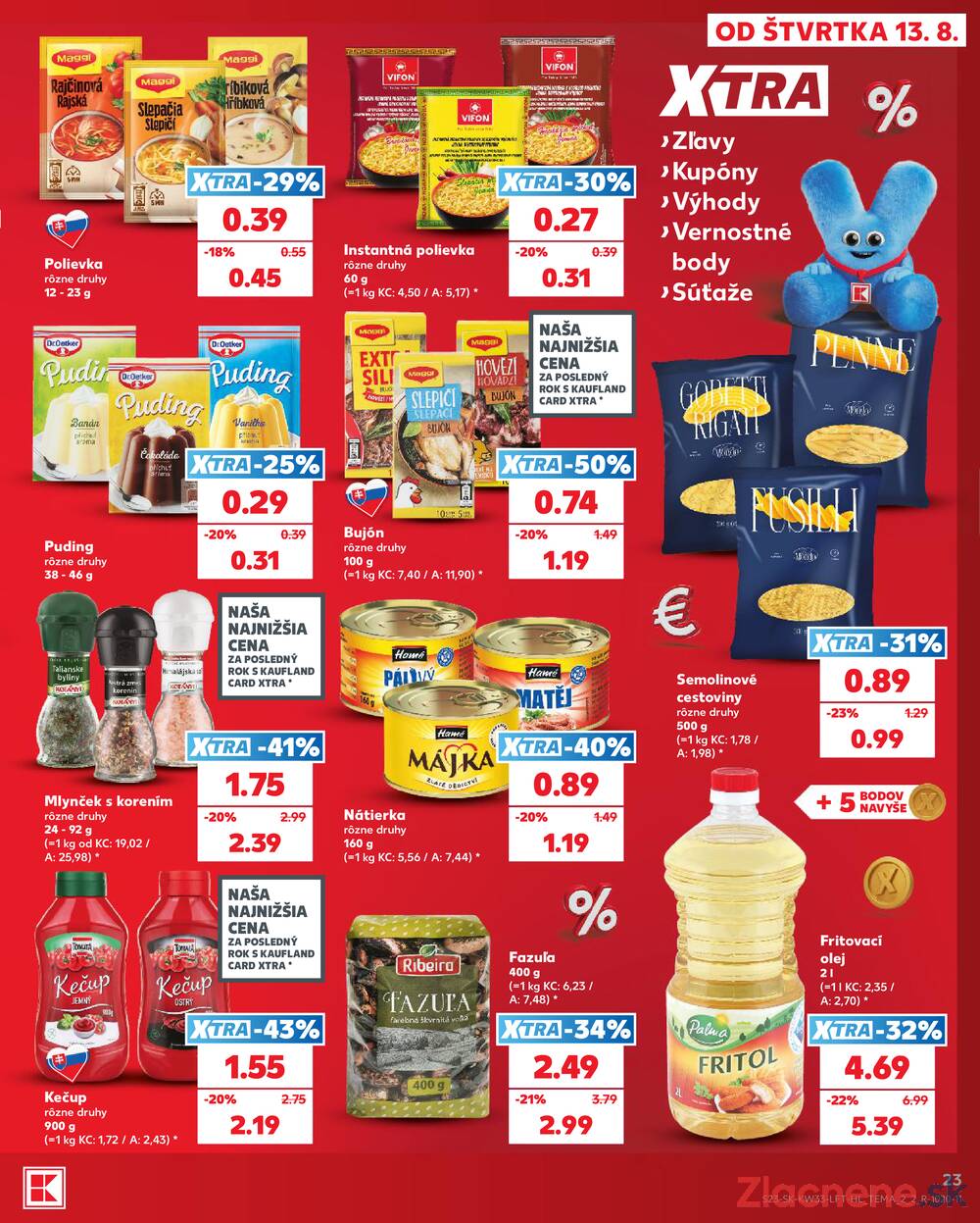 Kaufland 13.8. - 19.8. - Kaufland Vranov nad Topľou