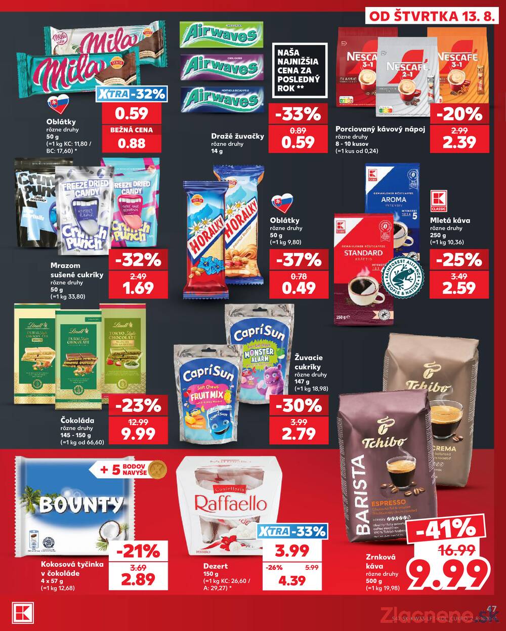 Kaufland 13.8. - 19.8. - Kaufland Vranov nad Topľou