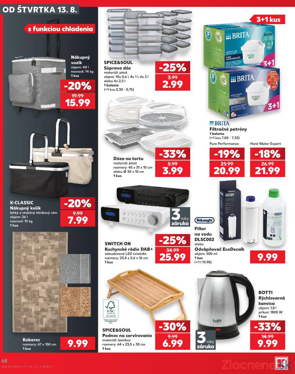 Kaufland 13.8. - 19.8. - Kaufland Vranov nad Topľou