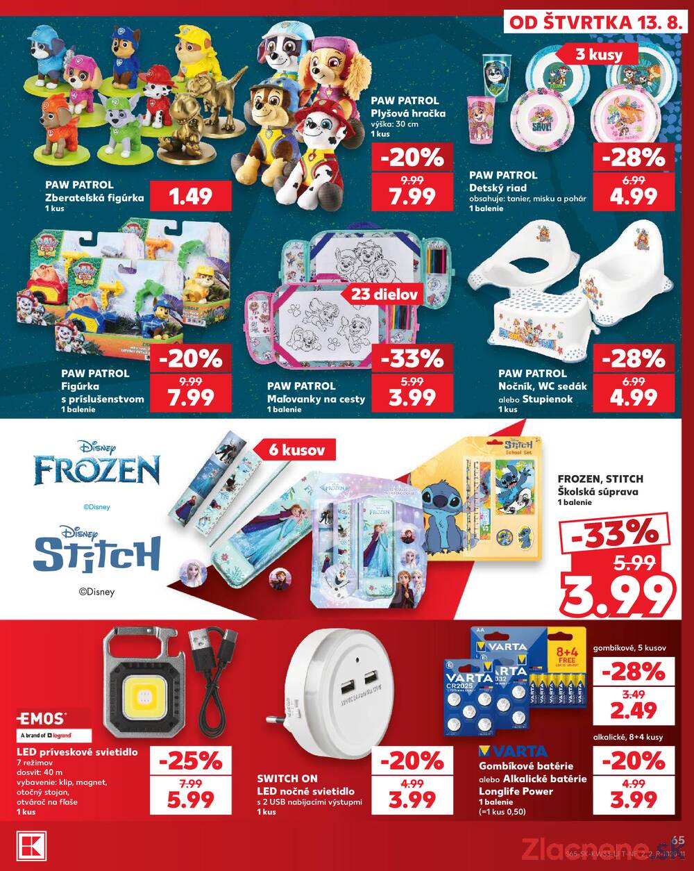 Leták Kaufland - Kaufland 13.8. - 19.8. - Kaufland Lučenec - strana 65 Leták Kaufland - Kaufland 13.8. - 19.8. - Kaufland Lučenec - strana 65