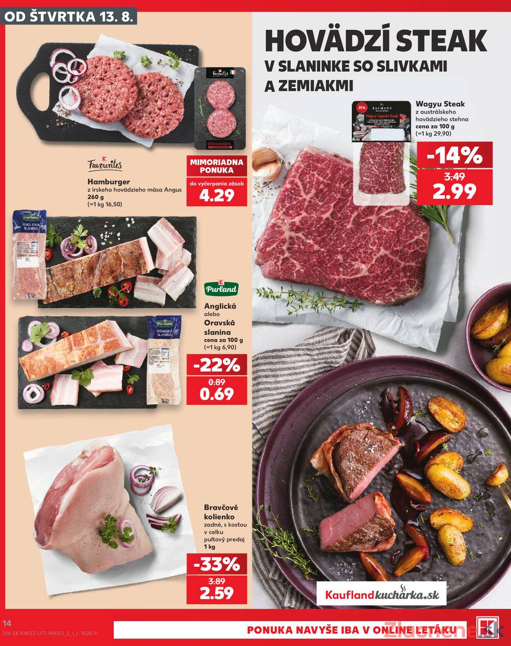 Kaufland 13.8. - 19.8. - Kaufland Rožňava