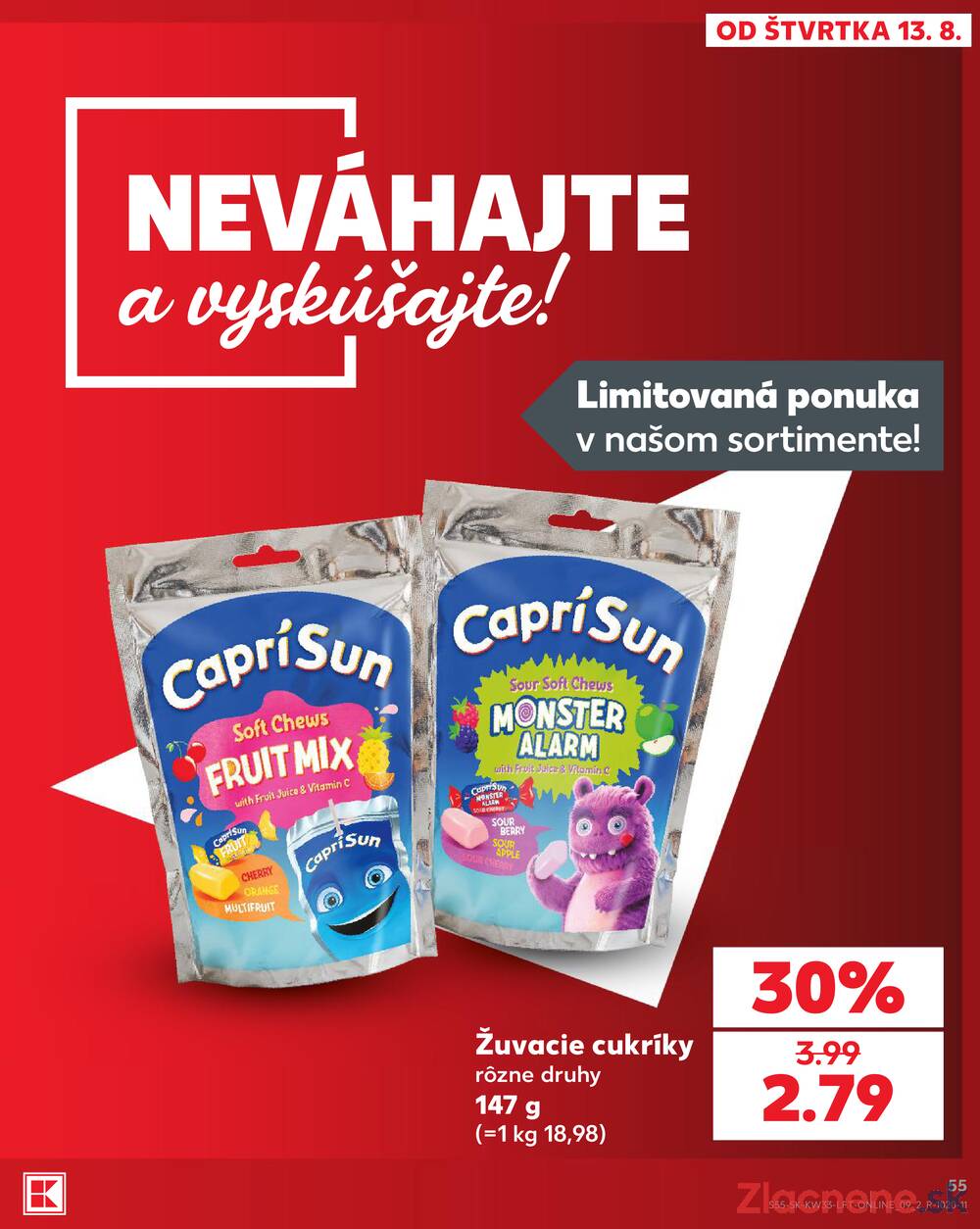 Kaufland 13.8. - 19.8. - Kaufland Rožňava