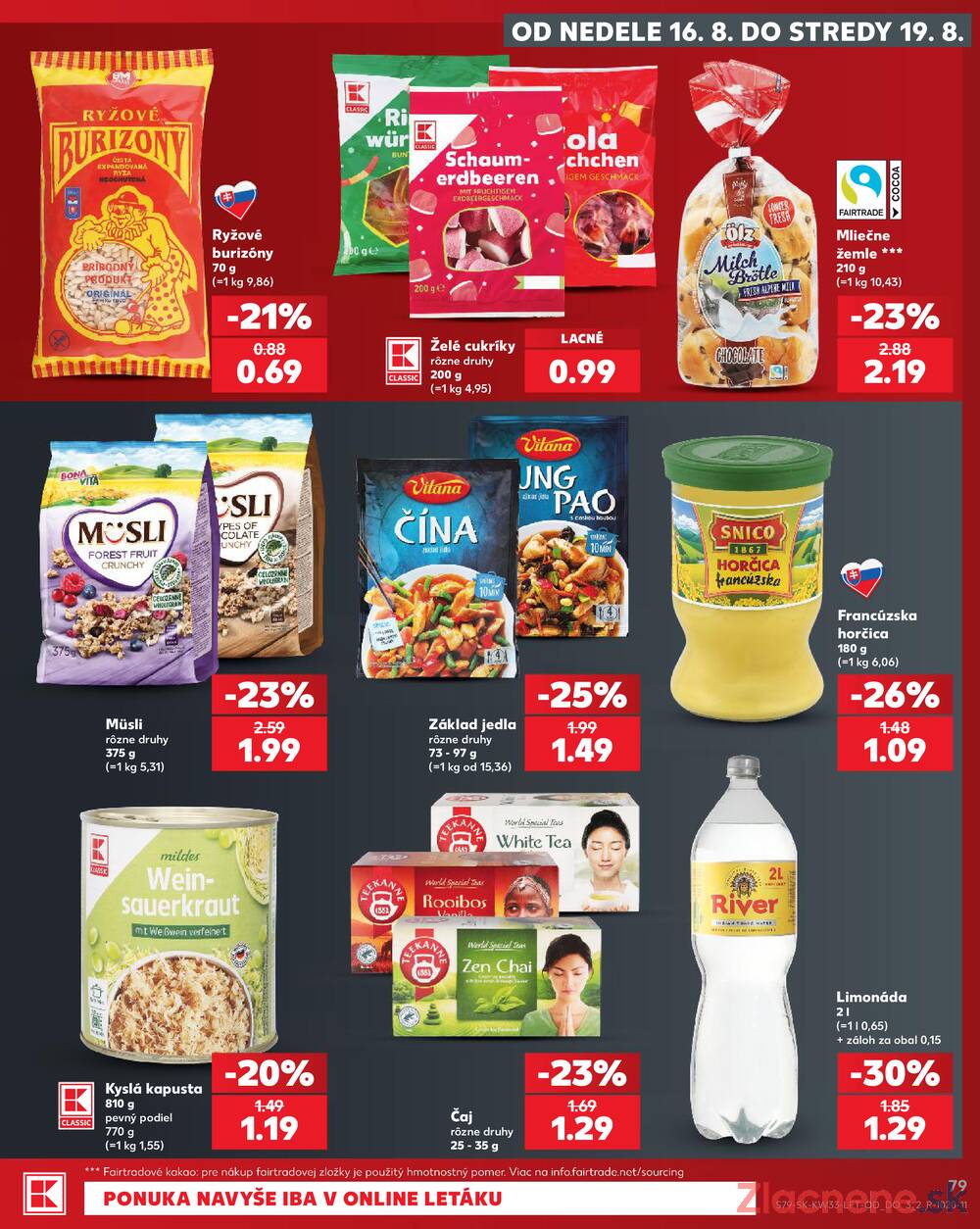 Kaufland 13.8. - 19.8. - Kaufland Rožňava